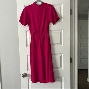 Topshop | Dresses | Topshop Hot Pink Dress | Poshmark
